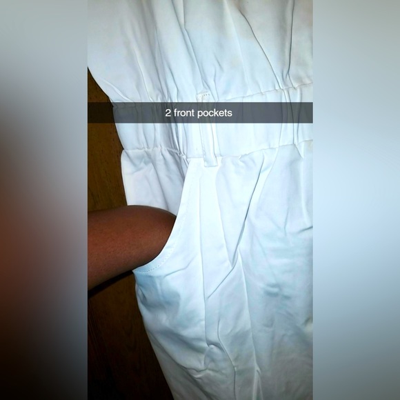 Fisoew Zip Up V Neck Collared Belted Sleeveless Cowgirl Tank Mini Dress NIP XXL - Picture 11 of 16